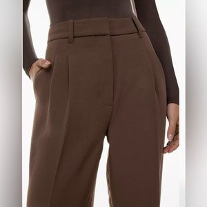 Aritzia Wilfred Effortless Pant Chocolate brown size 0